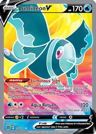 Lumineon V 155/172 - Brilliant Stars Holofoil