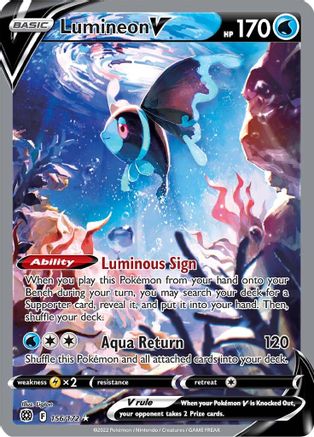 Lumineon V 156/172 - Brilliant Stars Holofoil