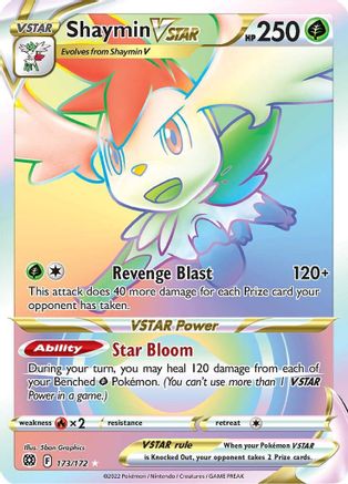 Shaymin VSTAR 173/172 - Brilliant Stars Holofoil