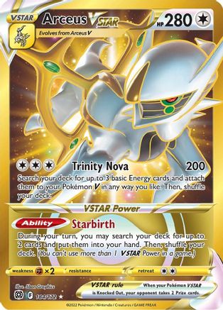 Arceus VSTAR 184/172 - Brilliant Stars Holofoil