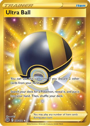 Ultra Ball (Secret) 186/172 - SWSH09 Brilliant Stars Holofoil