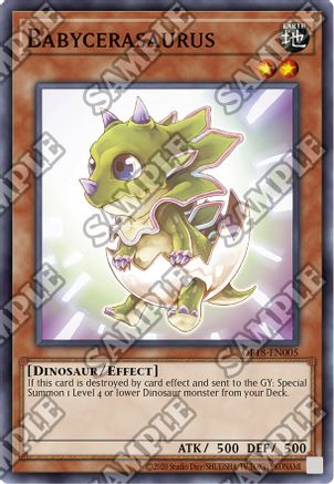 Babycerasaurus (OP18-EN005) - OTS Tournament Pack 18 Unlimited
