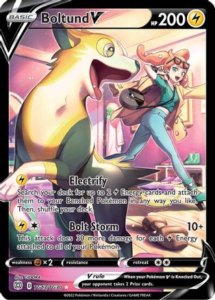 Boltund V TG13/30 - SWSH09 Brilliant Stars Trainer Gallery Holofoil