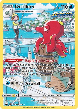 Octillery TG03/30 - Brilliant Stars Trainer Gallery Holofoil