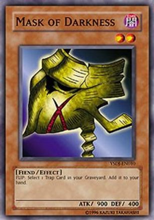 Mask of Darkness (YSDJ-EN010) - Starter Deck: Jaden Yuki Unlimited