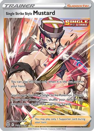 Single Strike Style Mustard TG28/30 - Brilliant Stars Trainer Gallery Holofoil