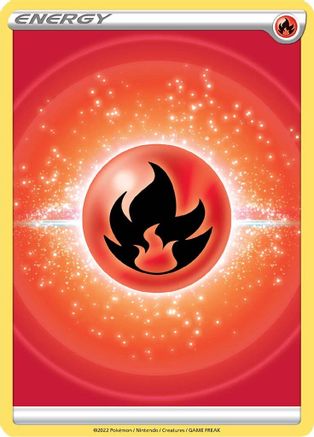 Fire Energy (2022 Unnumbered) - SWSH09 Brilliant Stars Reverse Holofoil