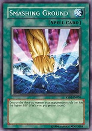 Smashing Ground (YSDJ-EN026) - Starter Deck: Jaden Yuki Unlimited