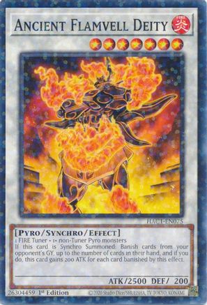 Ancient Flamvell Deity (Duel Terminal) - HAC1-EN075 - Hidden Arsenal: Chapter 1 1st Edition