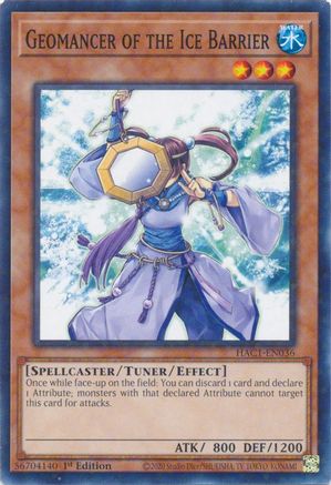 Geomancer of the Ice Barrier (Duel Terminal) - HAC1-EN036 - Hidden Arsenal: Chapter 1 1st Edition