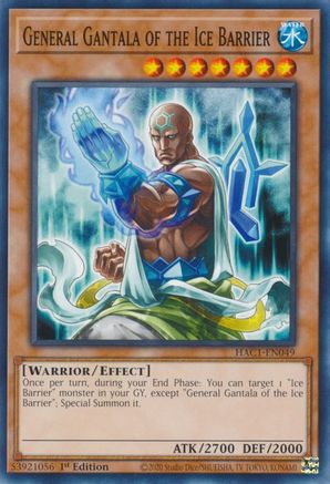 General Gantala of the Ice Barrier (HAC1-EN049) - Hidden Arsenal: Chapter 1 1st Edition