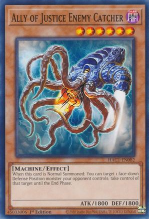 Ally of Justice Enemy Catcher - HAC1-EN082 - Hidden Arsenal: Chapter 1 1st Edition