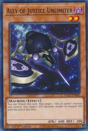 Ally of Justice Unlimiter - HAC1-EN086 - Hidden Arsenal: Chapter 1 1st Edition