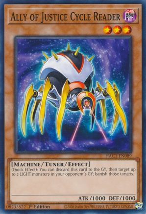 Ally of Justice Cycle Reader (HAC1-PT089) - Hidden Arsenal: Chapter 1 1st Edition Portuguese