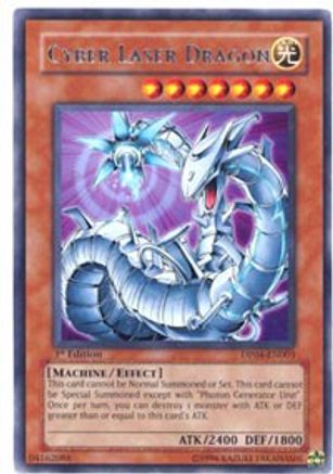 Cyber Laser Dragon (DP04-EN003) - Duelist Pack 4: Zane Truesdale 1st Edition