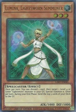 Lumina, Lightsworn Summoner (LART-EN045) - The Lost Art Promotion Limited