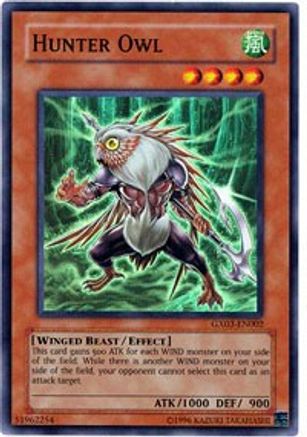 Hunter Owl (GX03-EN002) - GX Spirit Caller Promo Limited