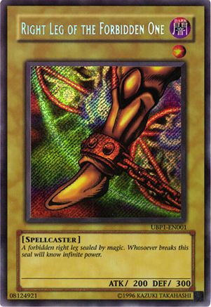 Right Leg of the Forbidden One - UBP1-EN001 - GX Ultimate Beginner's Pack 1 Limited
