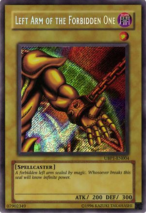 Left Arm of the Forbidden One (UBP1-EN004) - GX Ultimate Beginner's Pack 1 Limited