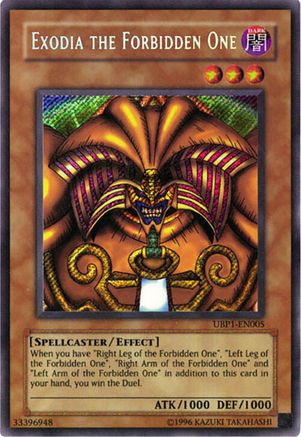 Exodia the Forbidden One (UBP1-EN005) - GX Ultimate Beginner's Pack 1 Limited