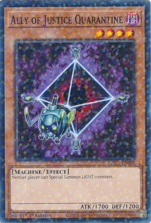 Ally of Justice Quarantine (Duel Terminal) - HAC1-EN088 - Hidden Arsenal: Chapter 1 1st Edition