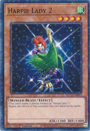 Harpie Lady 2 (Duel Terminal) (HAC1-EN011) - Hidden Arsenal: Chapter 1 1st Edition
