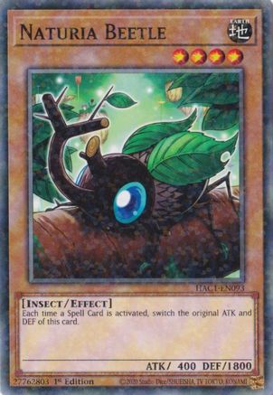 Naturia Beetle (Duel Terminal) (HAC1-EN093) - Hidden Arsenal: Chapter 1 1st Edition