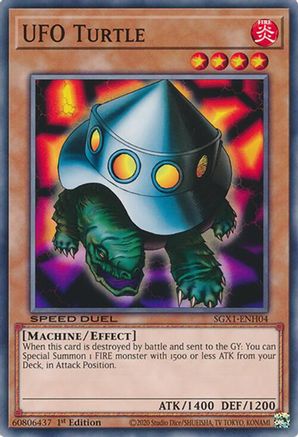 UFO Turtle (SGX1-ENH04) - Speed Duel GX: Duel Academy Box 1st Edition