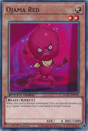 Ojama Red (SGX1-ENC10) - Speed Duel GX: Duel Academy Box 1st Edition