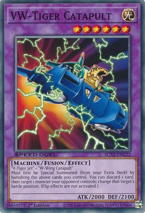 VW-Tiger Catapult (SGX1-ENC22) - Speed Duel GX: Duel Academy Box 1st Edition