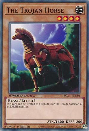 The Trojan Horse (SGX1-END04) - Speed Duel GX: Duel Academy Box 1st Edition