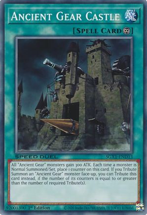 Ancient Gear Castle - SGX1-END13 - Speed Duel GX: Duel Academy Box 1st Edition