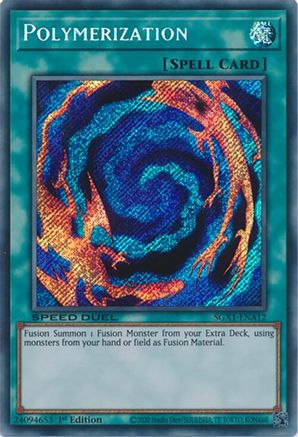 Polymerization (A) (Secret Rare) (SGX1-ENA12) - Speed Duel GX: Duel Academy Box 1st Edition