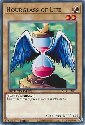 Hourglass of Life (SGX1-ENI01) - Speed Duel GX: Duel Academy Box 1st Edition