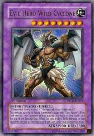 Evil Hero Wild Cyclone (DP06-EN011) - Duelist Pack 6: Jaden Yuki 3 1st Edition