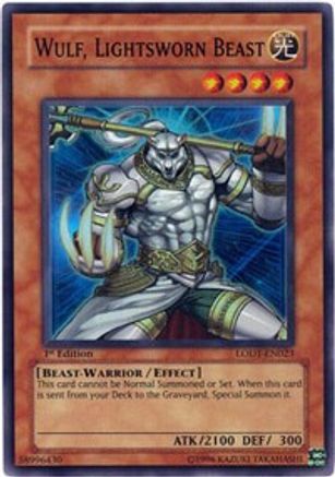 Wulf, Lightsworn Beast (LODT-EN023) - Light of Destruction Unlimited