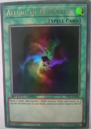 Allure of Darkness - STP3-EN005 - Speed Duel: Tournament Pack 3 Unlimited