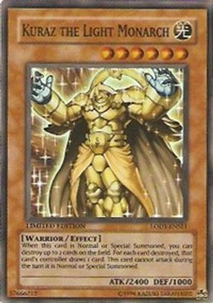 Kuraz the Light Monarch (LODT-ENSE1) - Light of Destruction Limited