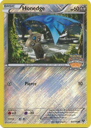 Honedge 83/146 (Regional Championships) [Staff] 83 - League & Championship Cards Reverse Holofoil