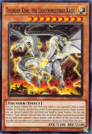 Thunder King, the Lightningstrike Kaiju (SDAZ-EN008) - Structure Deck: Albaz Strike 1st Edition