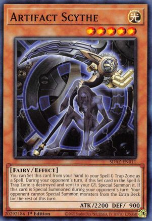 Artifact Scythe (SDAZ-EN011) - Structure Deck: Albaz Strike 1st Edition