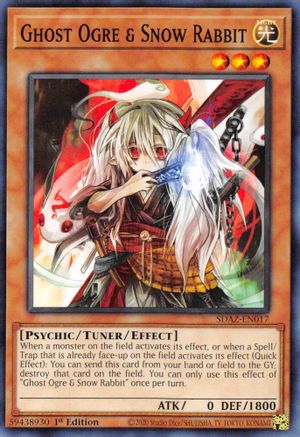Ghost Ogre & Snow Rabbit (SDAZ-EN017) - Structure Deck: Albaz Strike 1st Edition