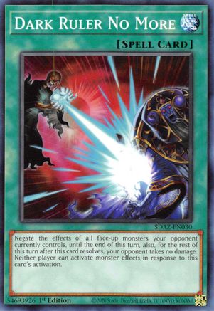 Dark Ruler No More (SDAZ-EN030) - Structure Deck: Albaz Strike 1st Edition