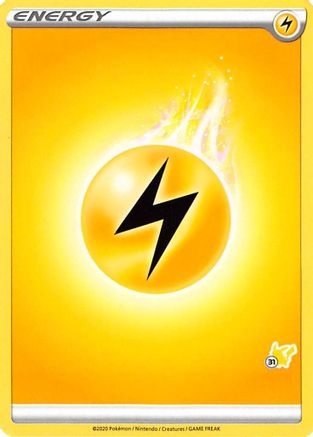 Lightning Energy (#31 Pikachu Stamped) - Battle Academy 2022