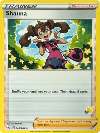 Shauna - 240/264 (#59 Pikachu Stamped) 240 - Battle Academy 2022