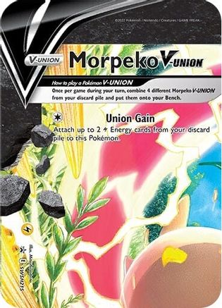 Morpeko V-Union - SWSH215 SWSH215/307 - SWSH Sword & Shield Promo Cards Holofoil