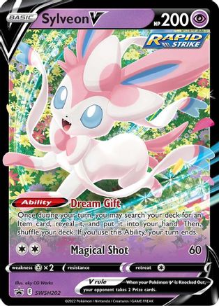 Sylveon V - SWSH202 SWSH202/307 - SWSH Sword & Shield Promo Cards Holofoil