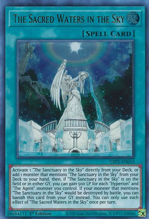 The Sacred Waters in the Sky (GFP2-EN013) - Ghosts From the Past: The 2nd Haunting 1st Edition