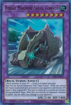 Fossil Machine Skull Convoy (GFP2-EN019) - Ghosts From the Past: The 2nd Haunting 1st Edition
