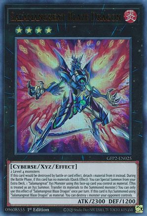 Salamangreat Blaze Dragon (GFP2-EN025) - Ghosts From the Past: The 2nd Haunting 1st Edition